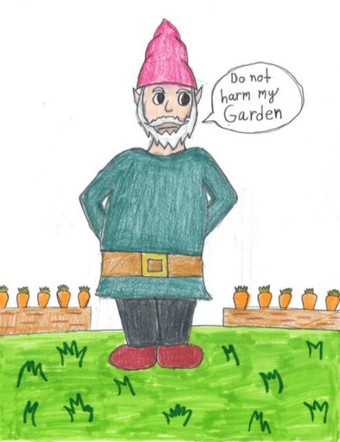 CNN Call to Earth Student Drawing Gnome