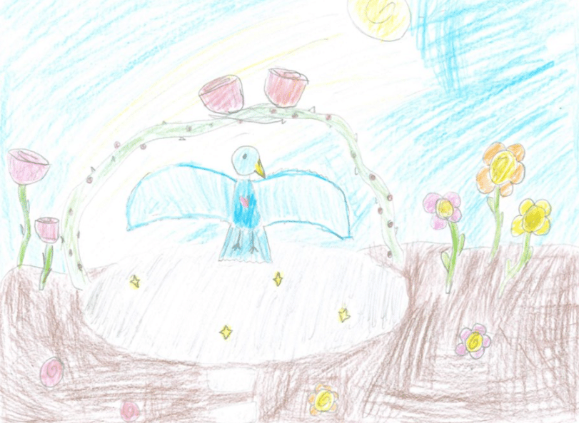 CNN Call to Earth Student Drawing Bird