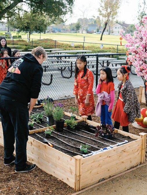 Major PLG collaborators since 2020, Delta and Cox also host celebratory, volunteer events at PLG gardens. In January of 2025, the Irvine Chinese Immersion Academy combined this event with the Chinese New Year celebration.