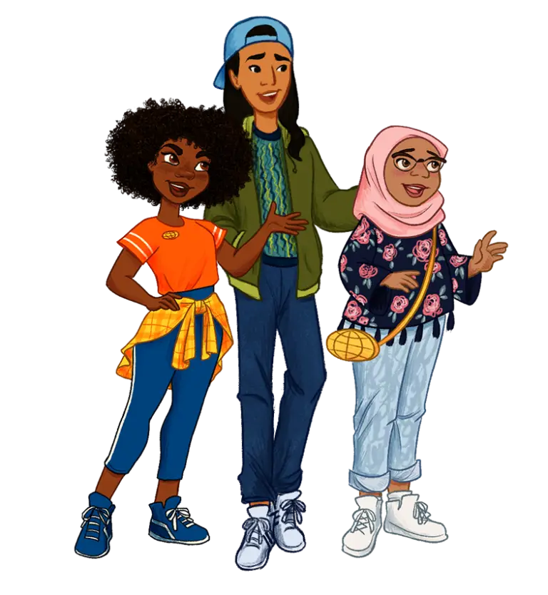 Planeteers Art Eleanor Jason Billie