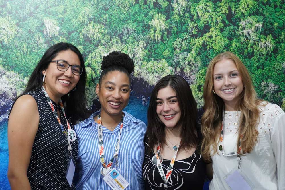 Mafer Lara Buenaventura, Dejea Lyons, Natalia Moragrega, and Becca Bullen.