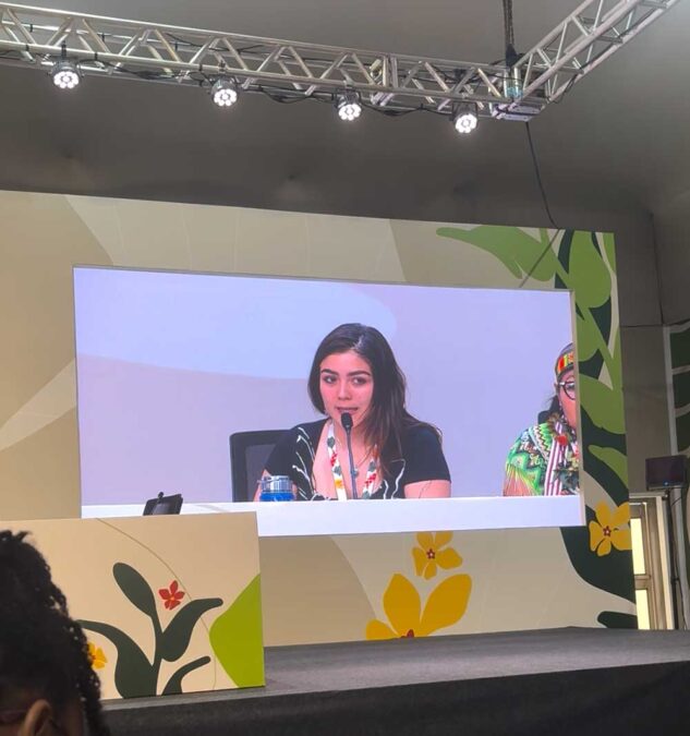 Planeteer Alliance’s Mexico Regional Coordinator Natalia Moragrega had the opportunity to serve as an interpreter at a COP30 panel event.