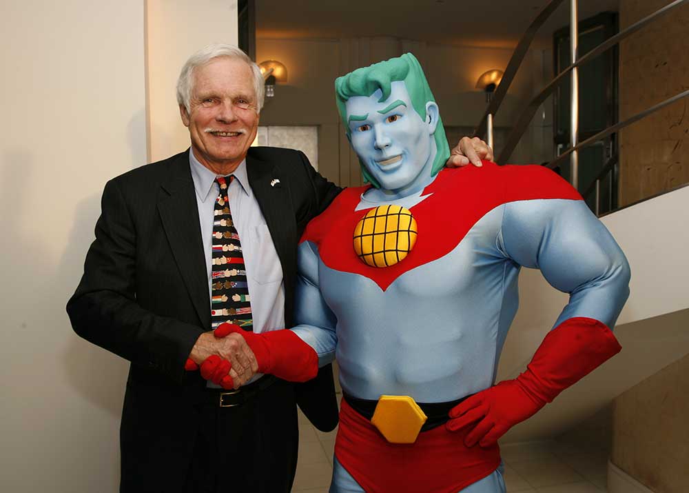 Captain Planet and Ted Turner