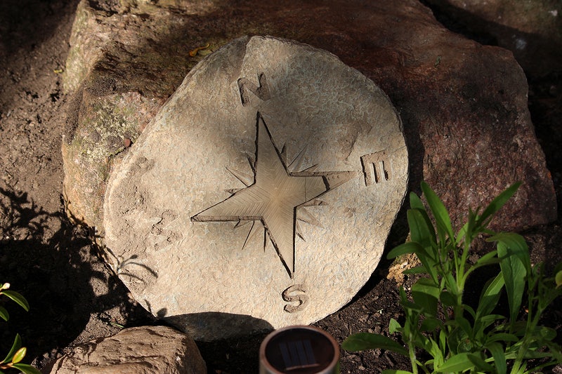 old stone compass