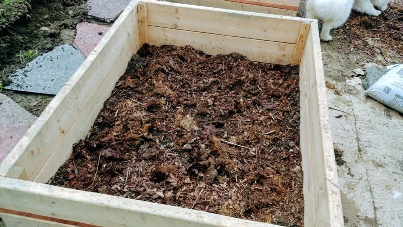 composting in raised beds