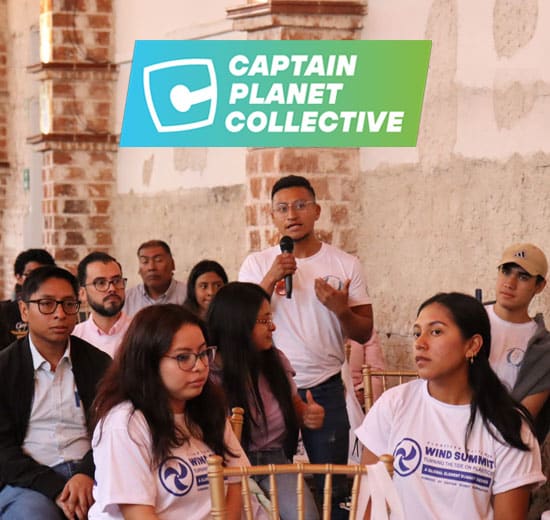 Captain Planet Collective youth with microphone