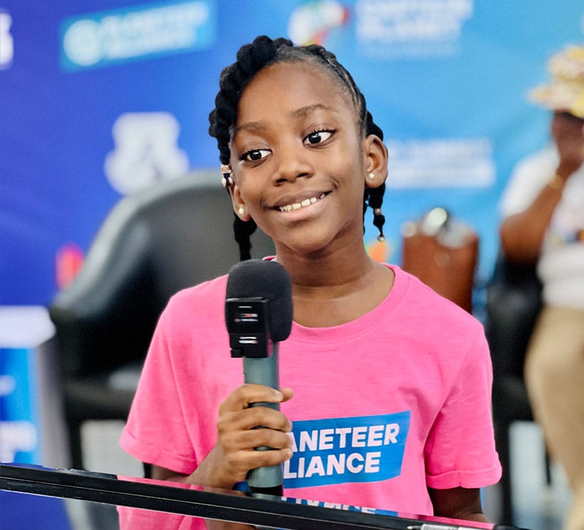 Youth at a Planeteer Alliance event